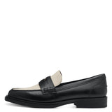 Tamaris loafer sort/beige 24203