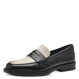 Tamaris loafer sort/beige 24203