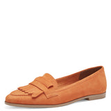 Tamaris loafer orange ruskind 24208