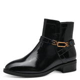 Tamaris støvle sort lak 25365