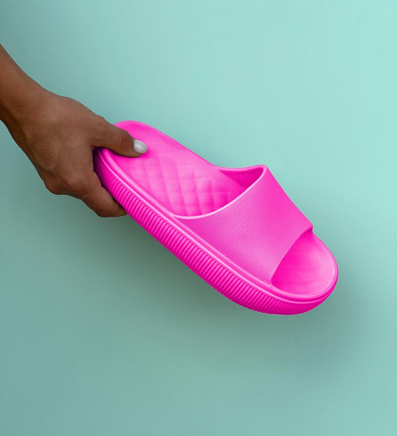 Shoedesign sandal- HERO - PINK letvægtstøffel