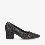 Shoedesign Copenhagen Isabel sort glimmer