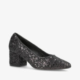 Shoedesign Copenhagen Isabel sort glimmer