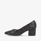 Shoedesign Copenhagen Isabel sort glimmer