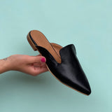 Shoedesign Copenhagen åben loafer- Jessie black