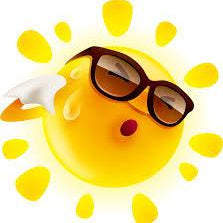 Sol sommer og sandaler
