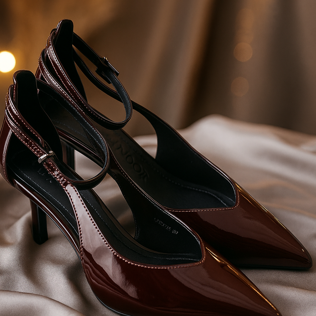 Sofie Schnoor burgondy stilet