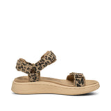Line sandal leopard