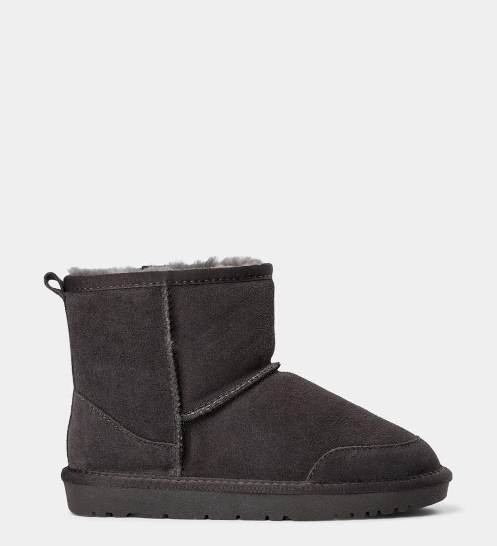Bamsestøvle lang dark grey