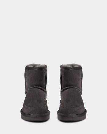 Bamsestøvle lang dark grey