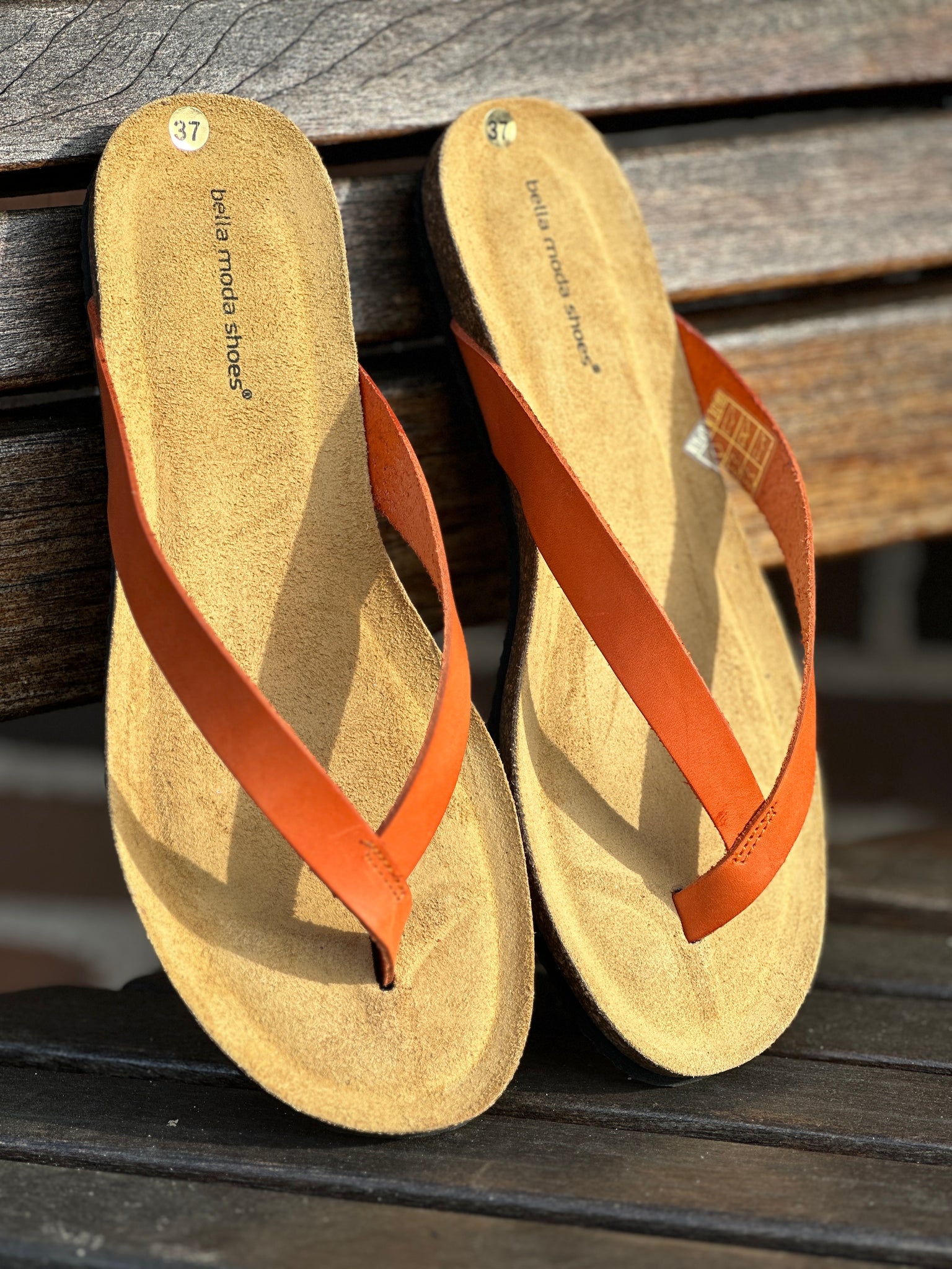 Se Bella Moda sandal - orange hos Mastri