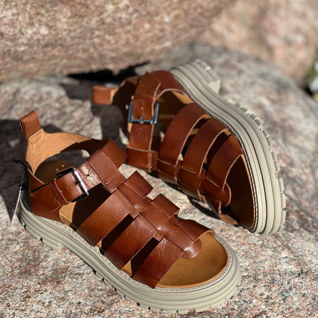 At lyve næse indhold Shoedesign Copenhagen - GABBA sandal Cognac – Mastri
