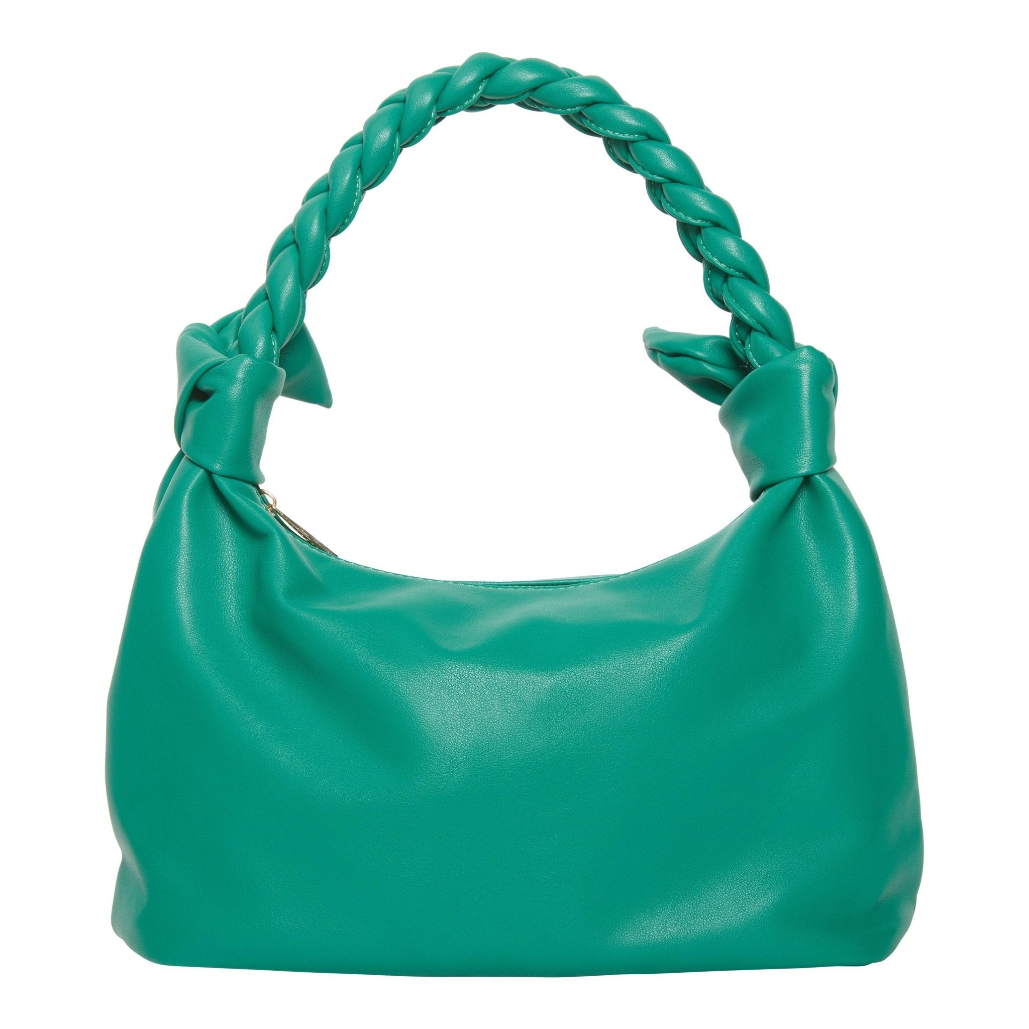 Noella taske - Olivia braided bag green