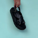 Shoedesign Copenhagen -Remee sandal sort