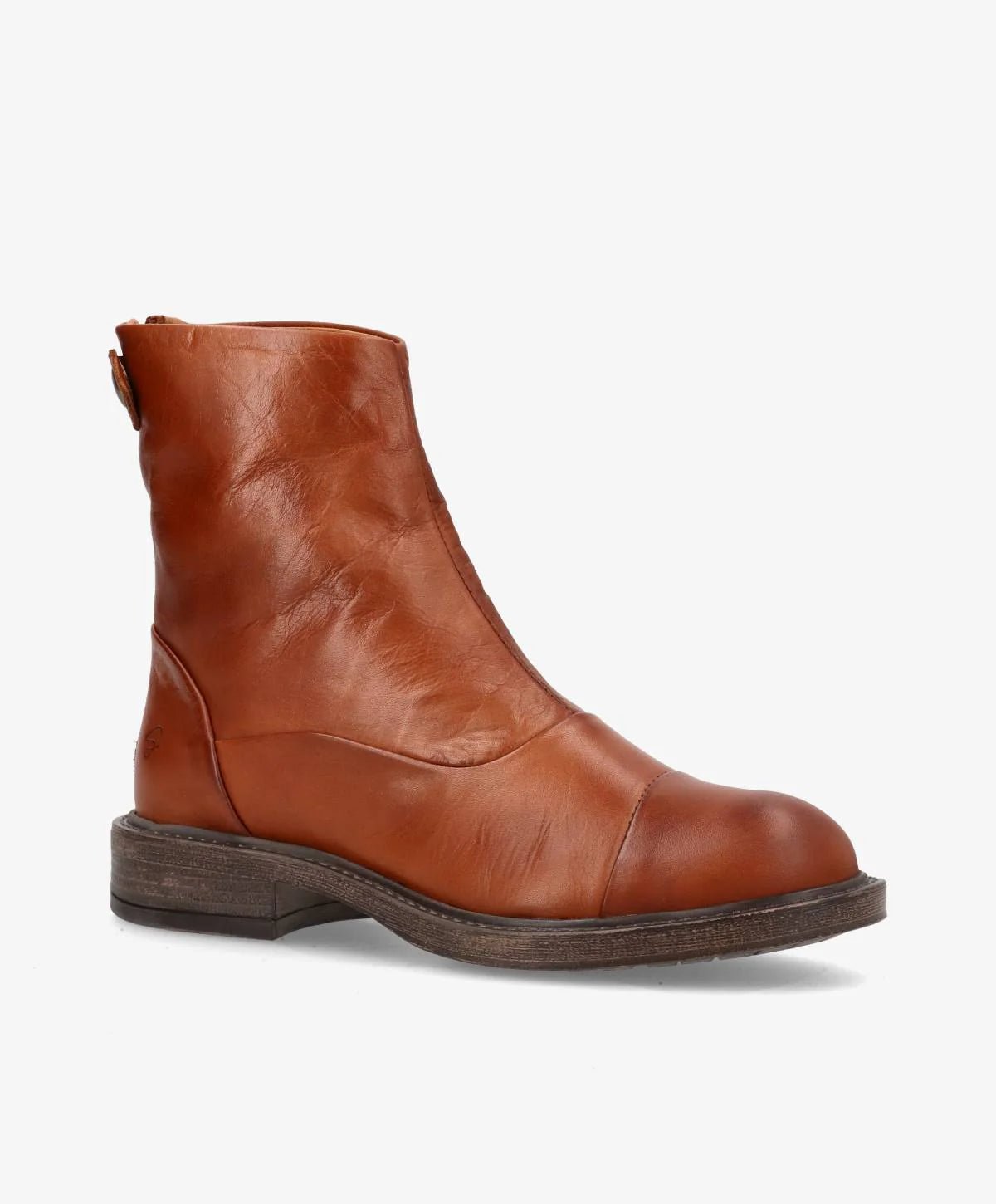 Shoedesign Copenhagen - Dahlia Camel ankelstøvler 