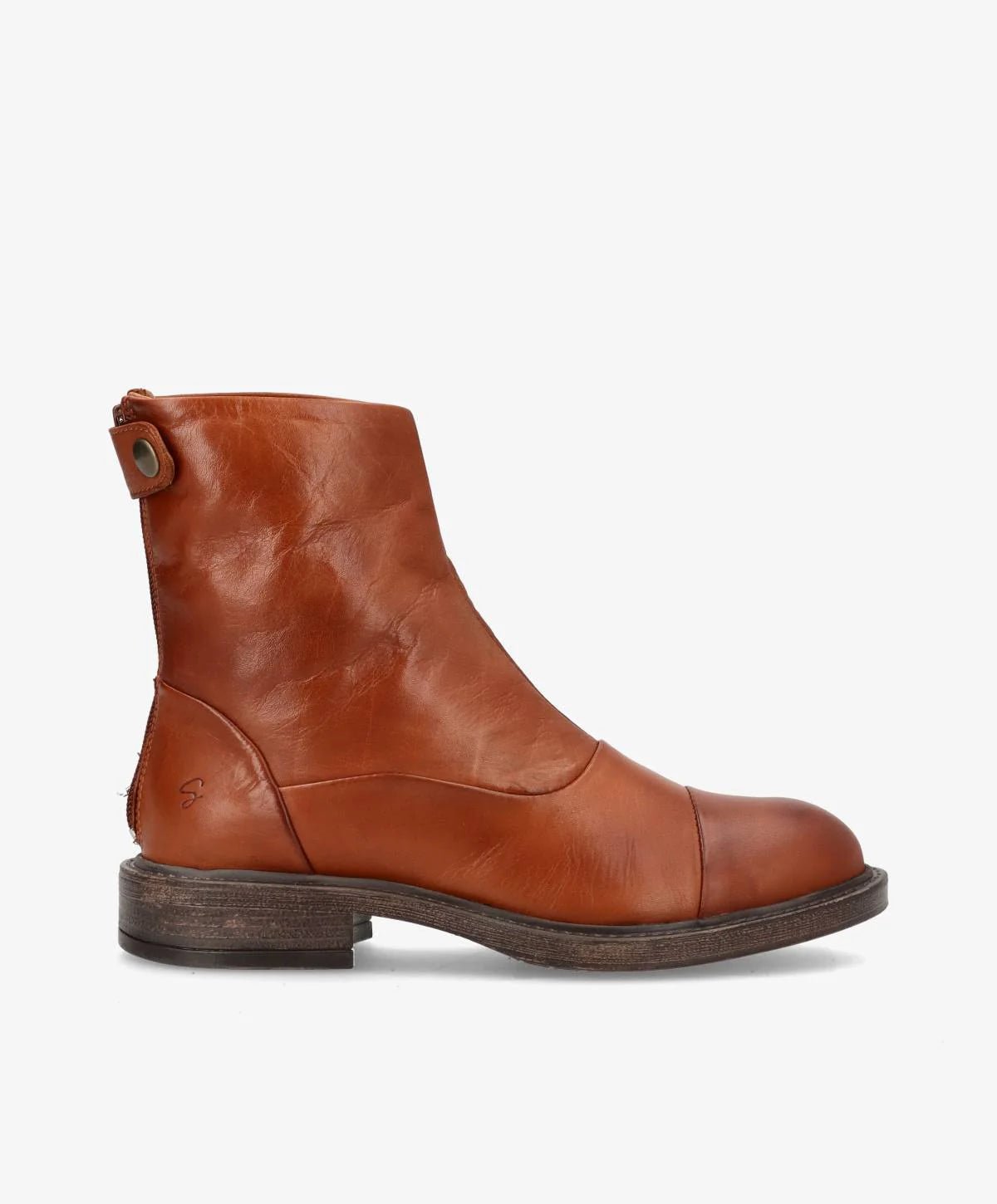 Shoedesign Copenhagen - Dahlia Camel ankelstøvler 