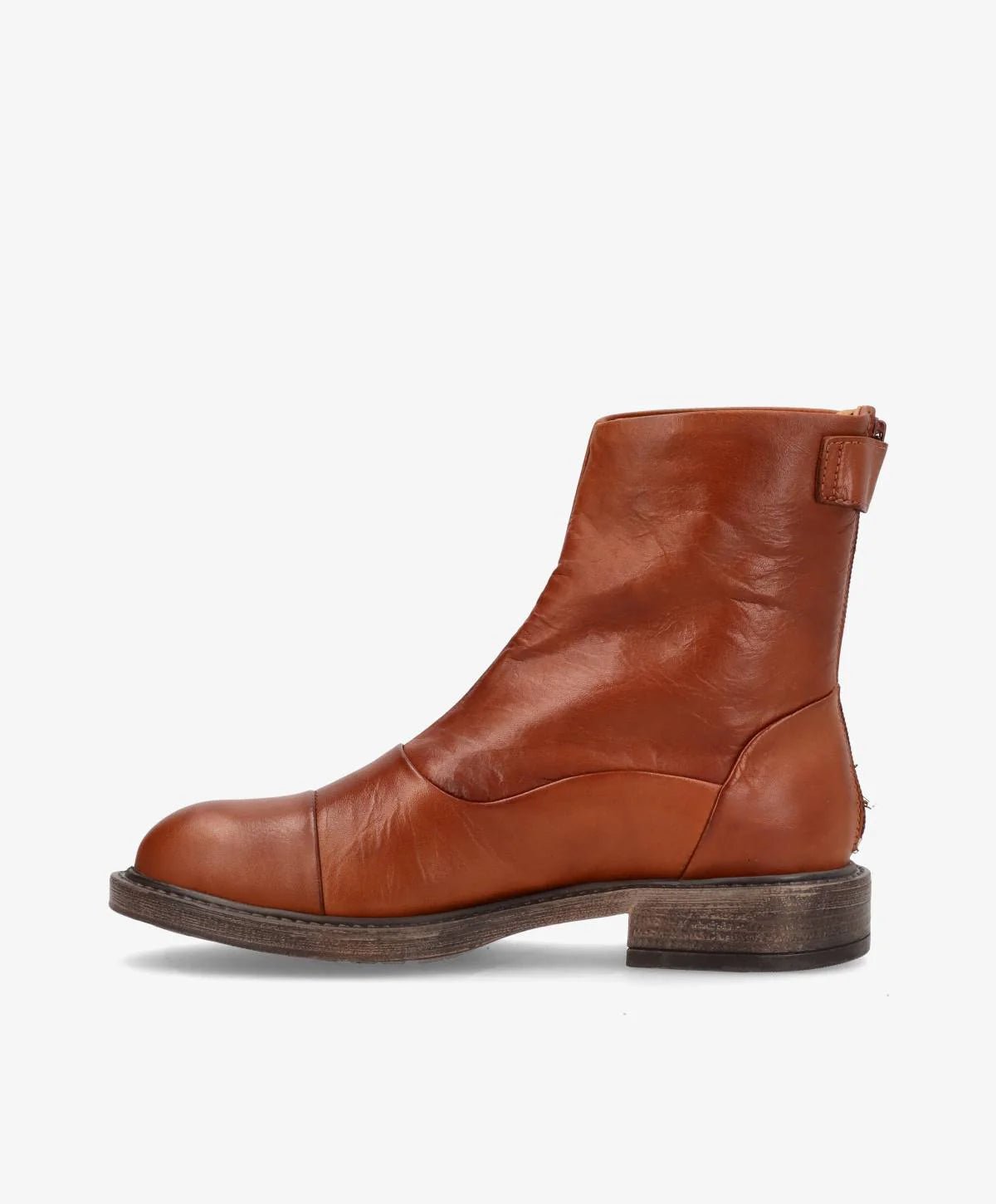 Shoedesign Copenhagen - Dahlia Camel ankelstøvler 