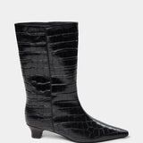 Sofie Schnoor støvle sort croco 