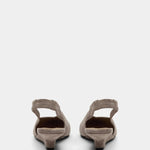 Sofie Schoor Rosiesw kilehælssandal i camel ruskind