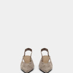 Sofie Schoor Rosiesw kilehælssandal i camel ruskind