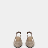 Sofie Schoor Rosiesw kilehælssandal i camel ruskind