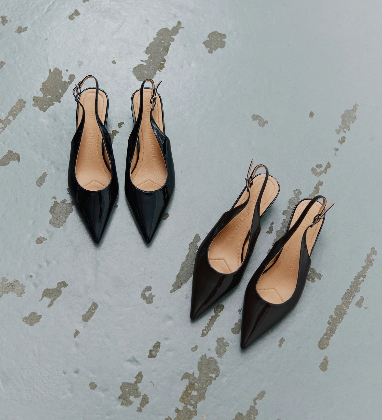 Sofie schnoor Slingback i sort lak