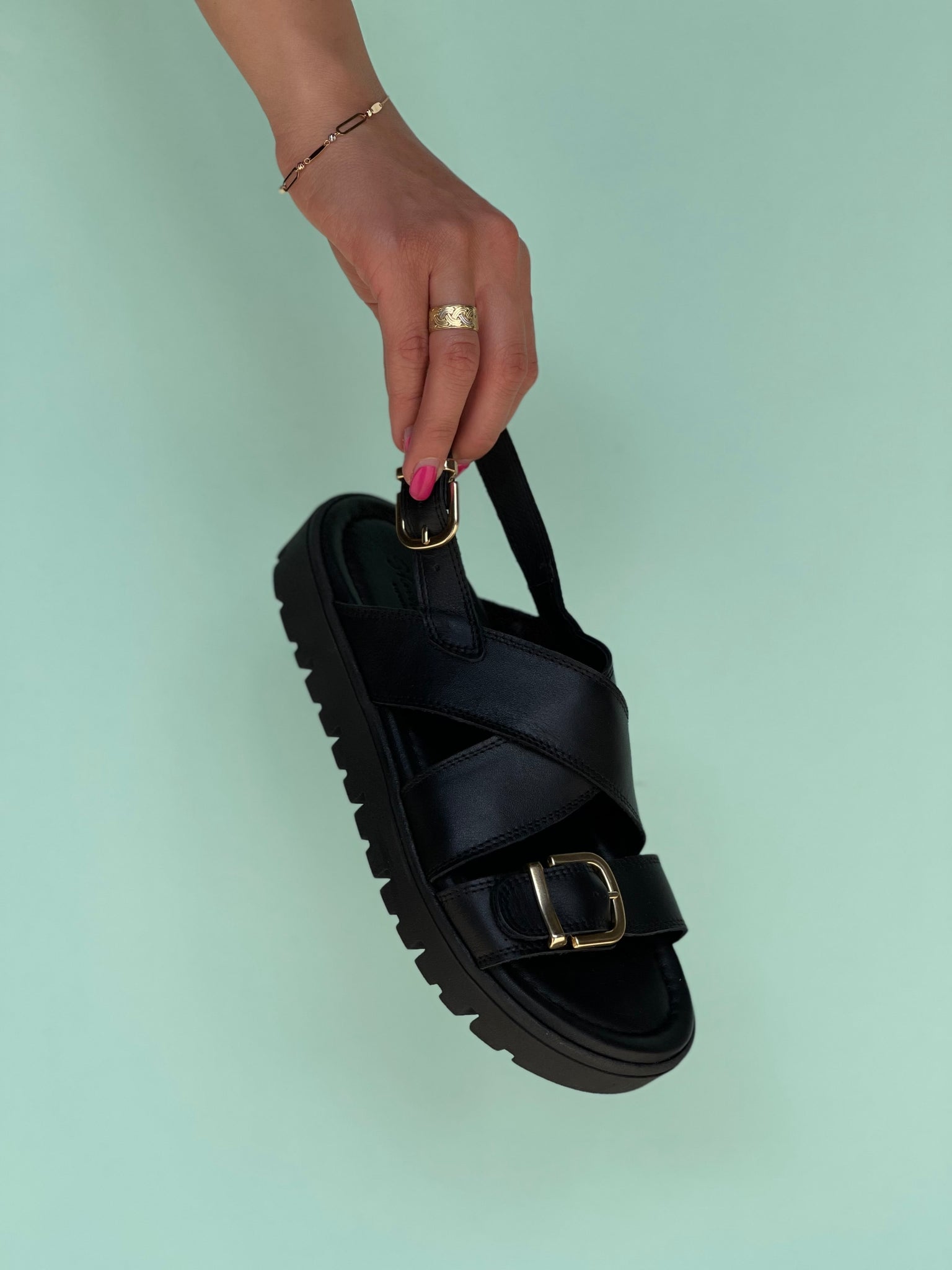 Shoedesign Copenhagen sandal - Blair sort