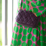 Noella taske - Brick compartment bag purple