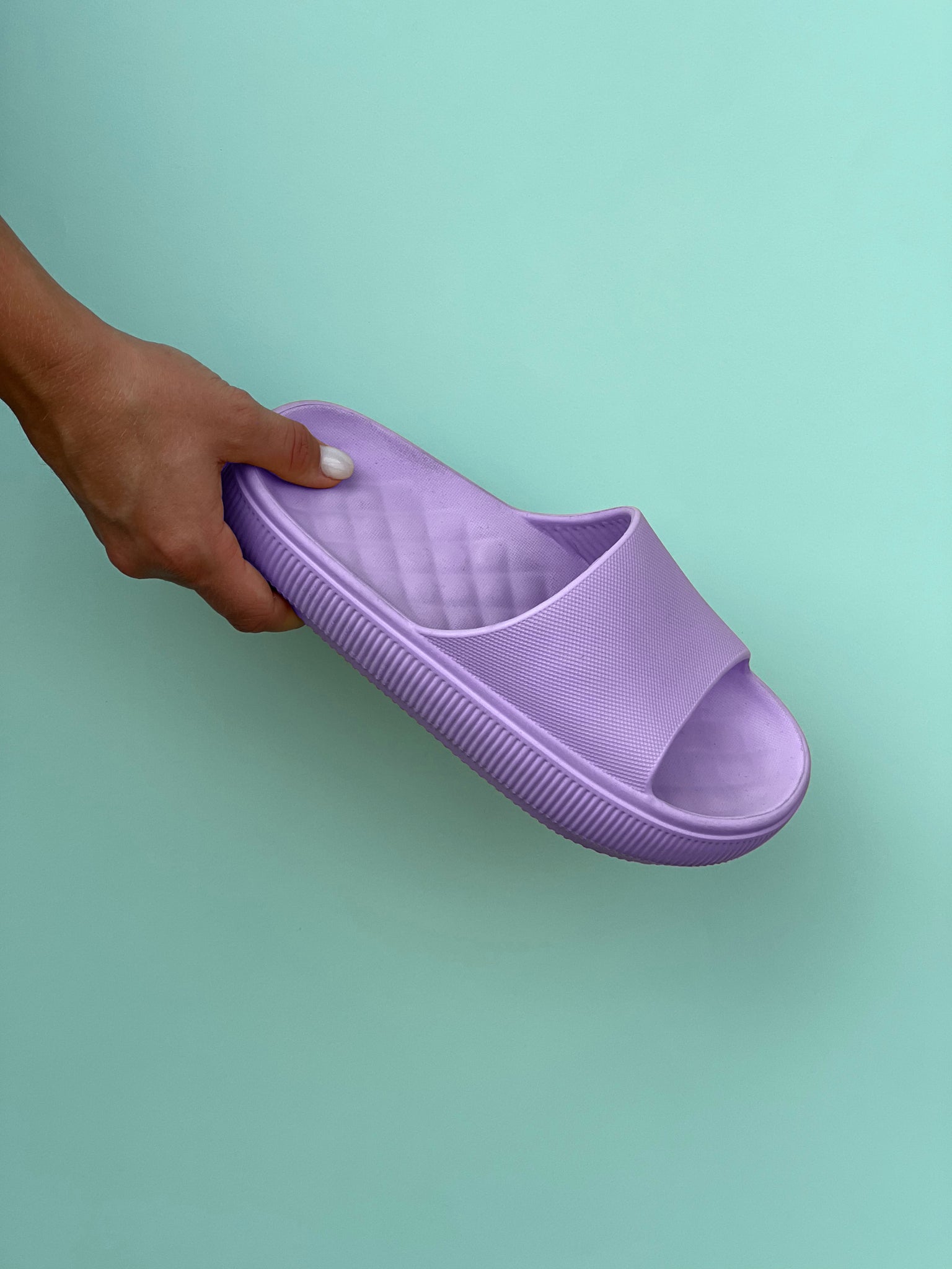 Billede af Shoedesign sandal- HERO- Lilla letvægtstøffel