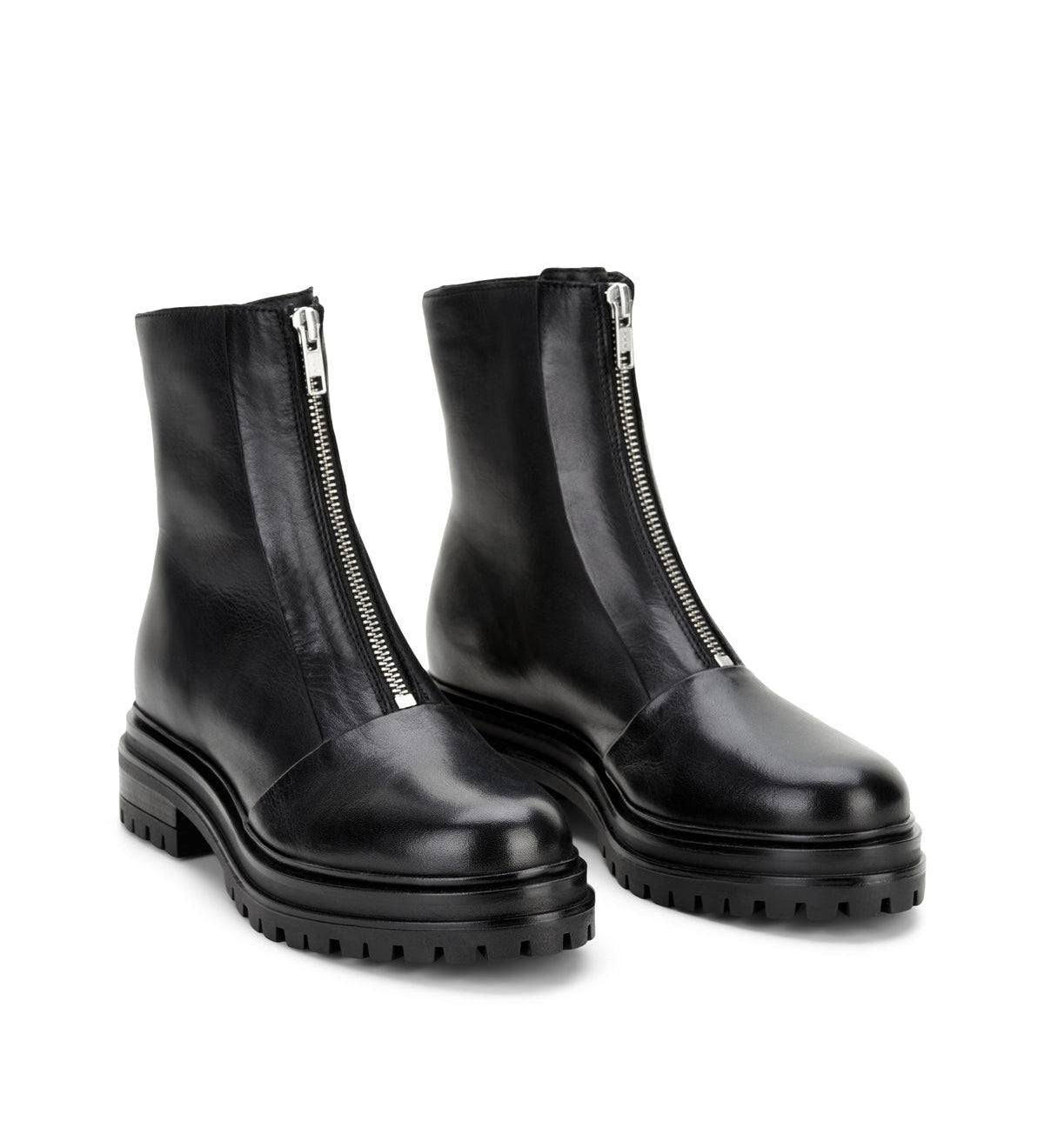 Shoedesign Copenhagen - Vista Zip ankelstøvle Black