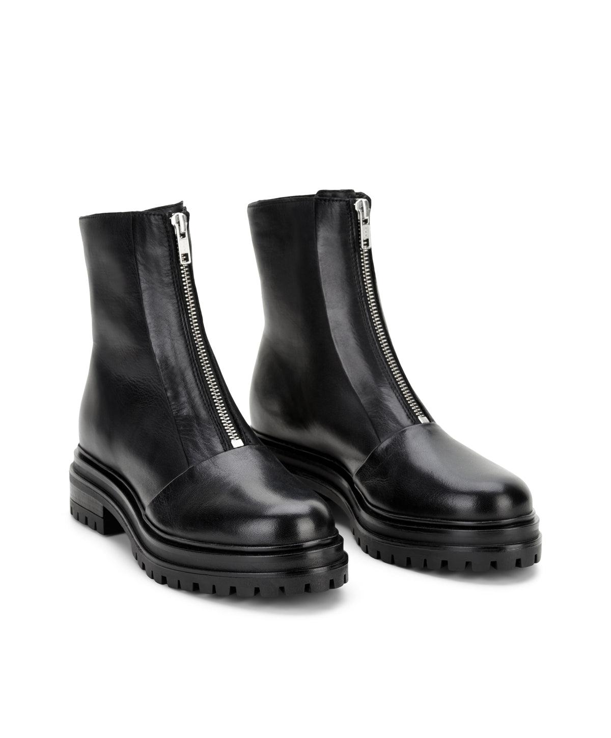 Shoedesign Copenhagen - Vista Zip ankelstøvle Black