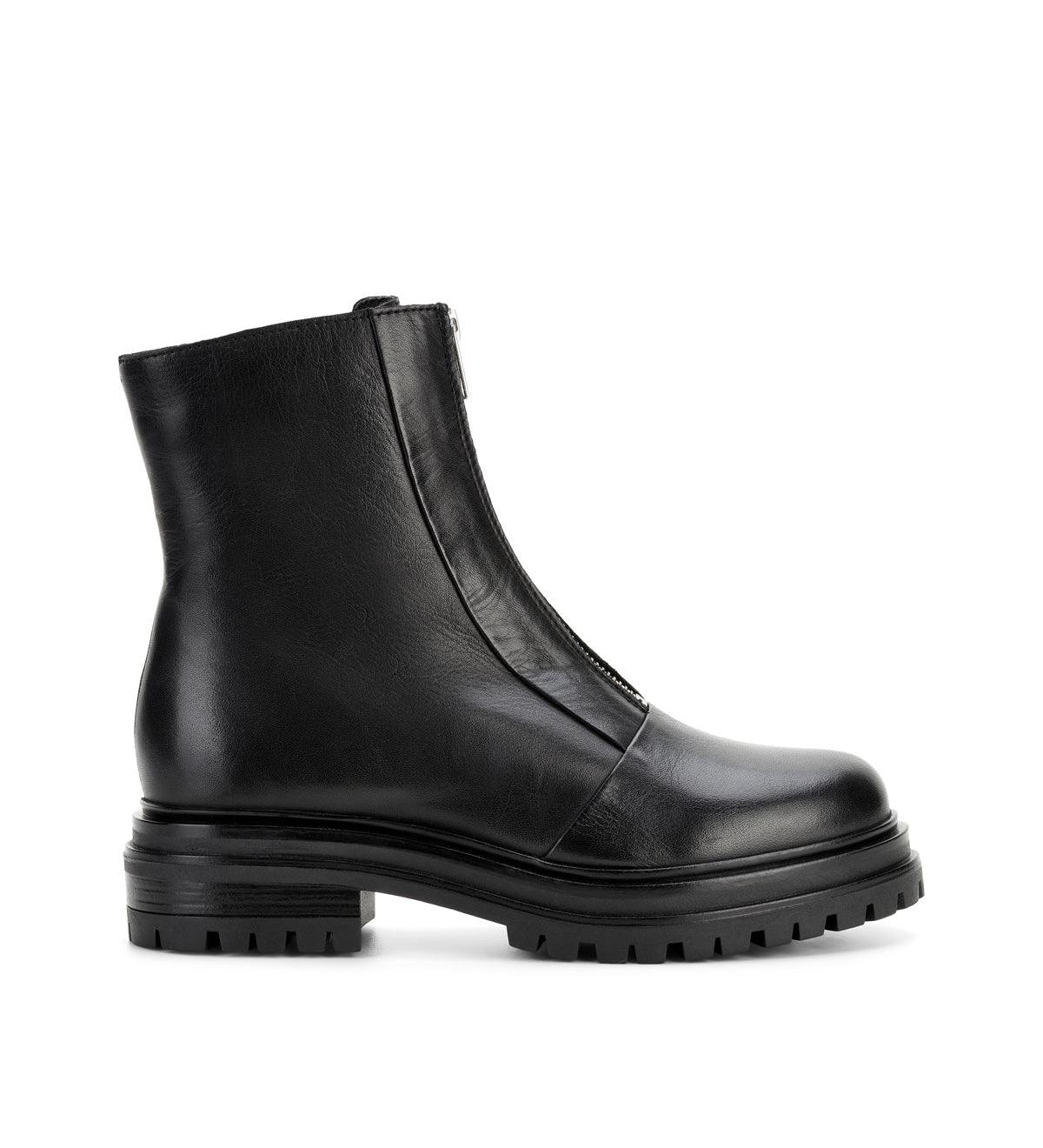 Shoedesign Copenhagen - Vista Zip ankelstøvle Black